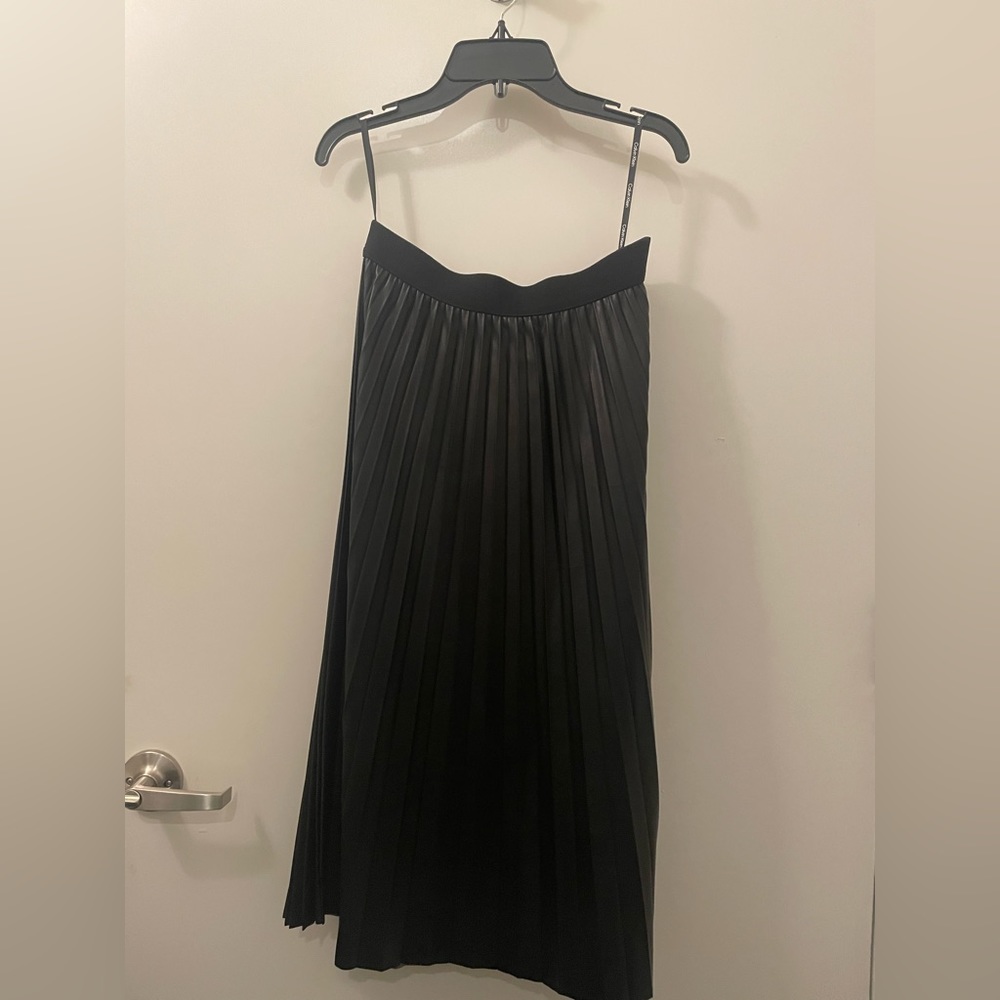 Calvin Klein Leather Skirt Brand New